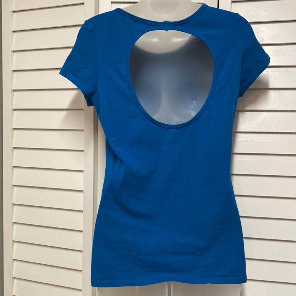 Victoria’s Secret TeeShop Open Back T-Shirt.  Stretchy and Adorable